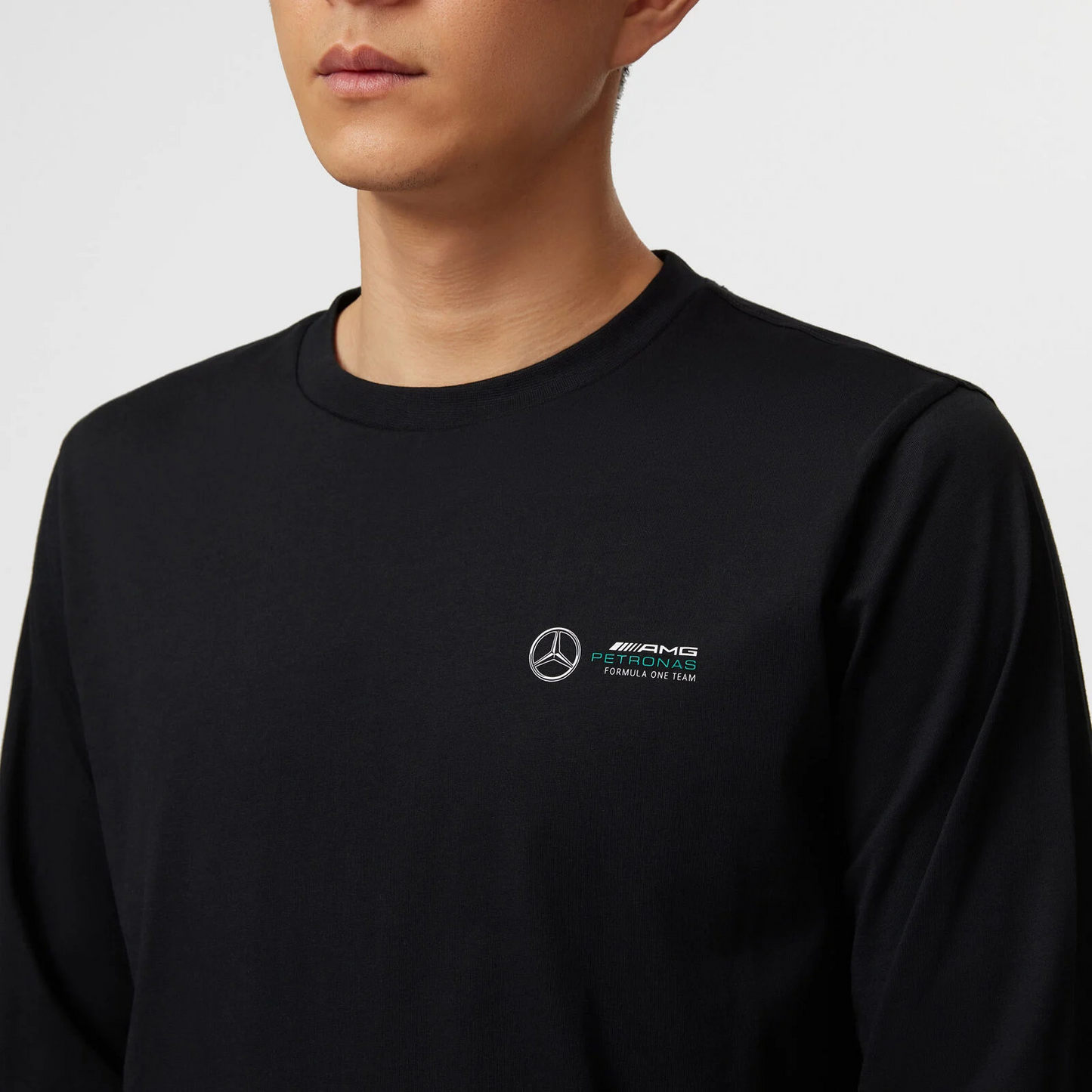 Mercedes AMG Petronas F1 Men's FW LS T-Shirt Black