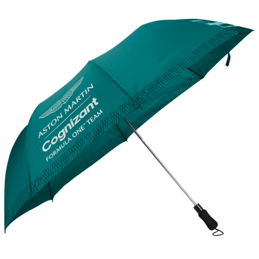 Aston Martin Umbrella,  f1 umbrella, f1 accessories, racegear, apparel, takealot f1 accessories, brand umbrella , takealot , online store, f1 Aston umbrella, formula one team umbrella
