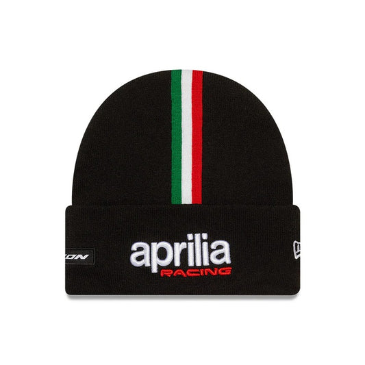 Aprilia Racing Lifestyle Wide Cuff Team Beanie - Black
