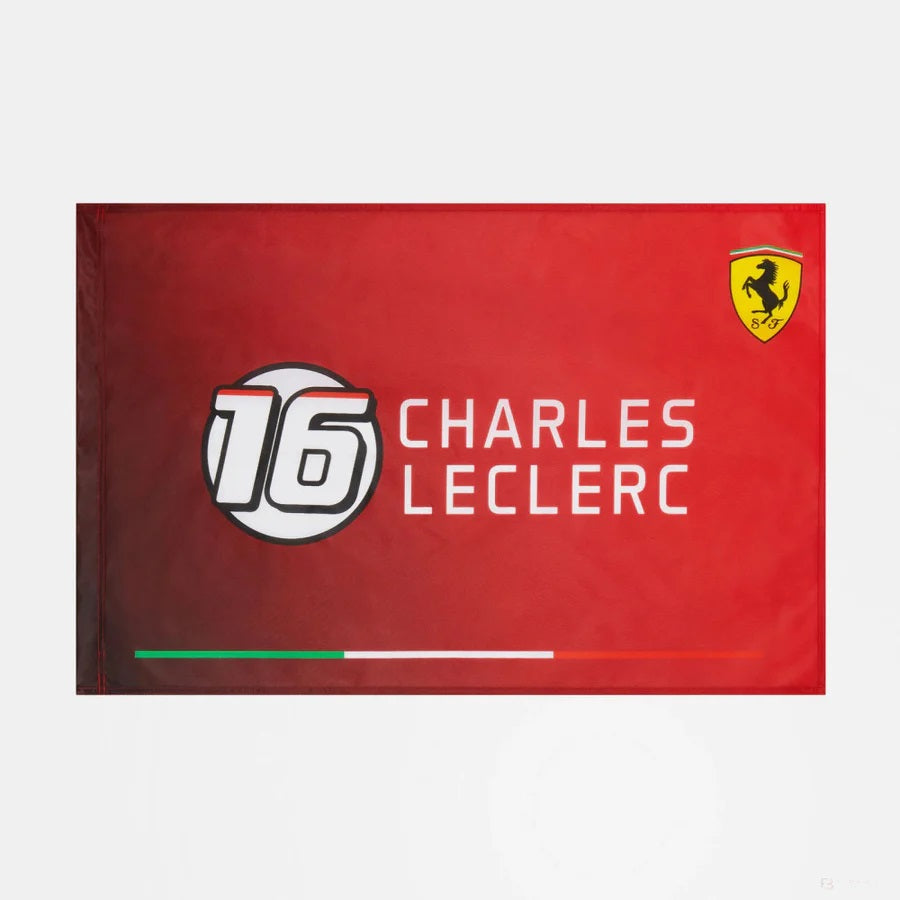 Scuderia Ferrari F1 Charles Leclerc Flag - Red
