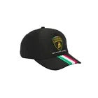 Automobili Lamborghini 2024 KIDS Squadra Corse Team Tricolor Cap Black