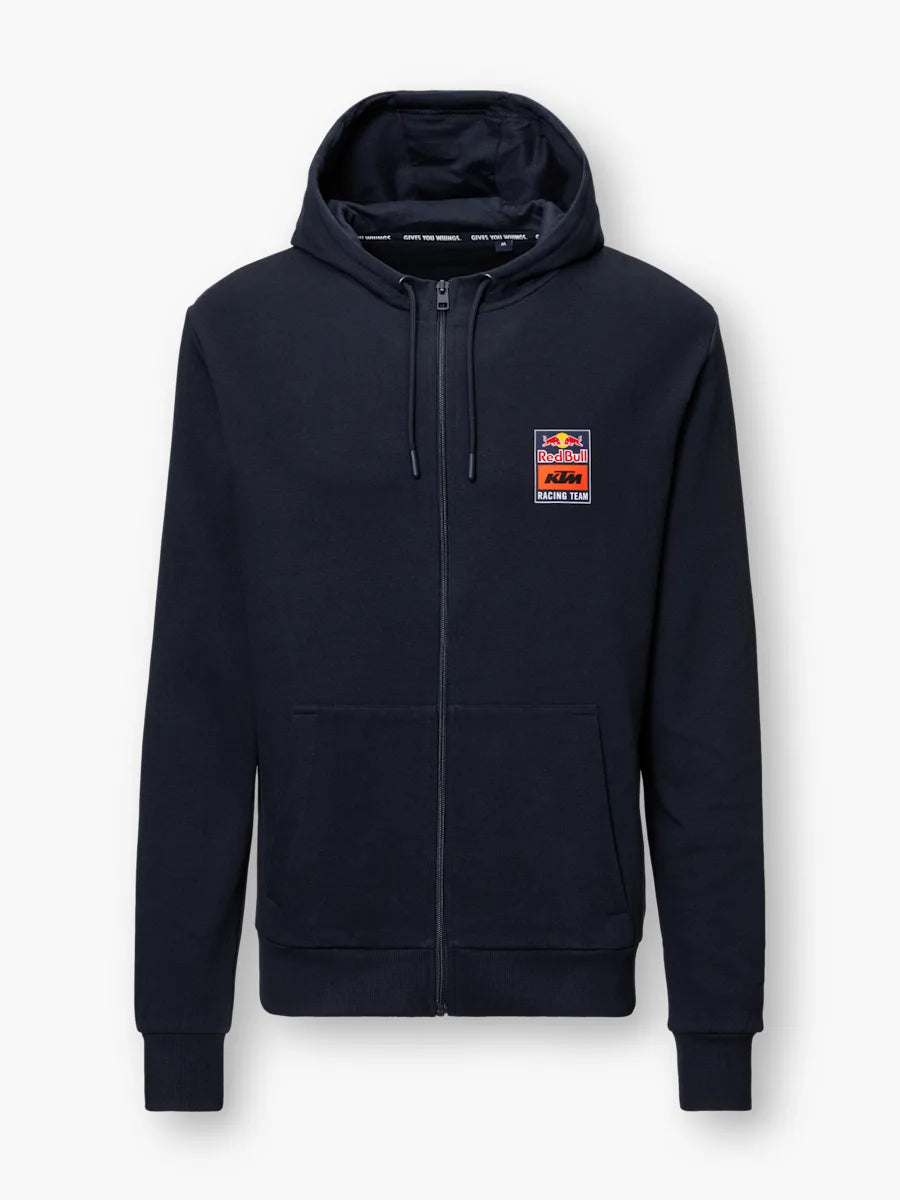 KTM Mens Logo Zip Hoodie Navy