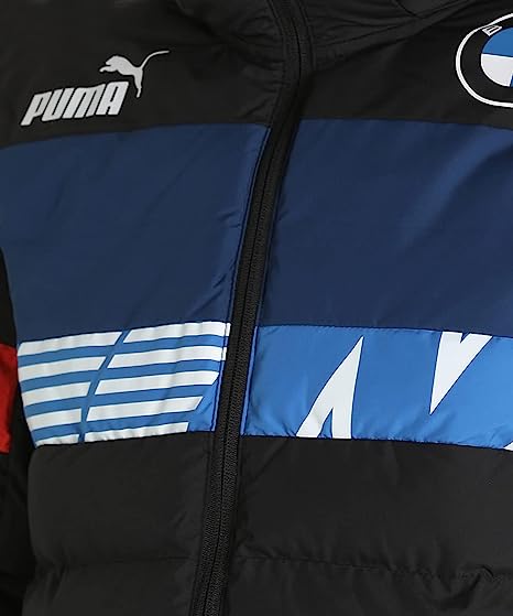 BMW M motorsport Ecolite Down Mens Jacket, Hooded Jacket, Padded Jacket, Puma, Winter Collection,