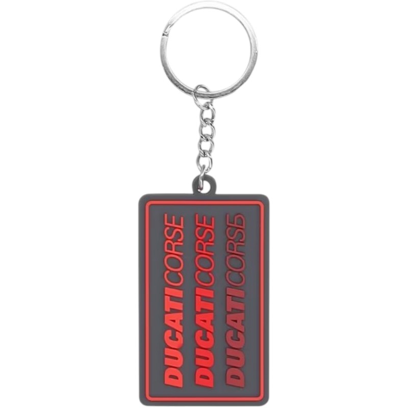 Ducati Corse Keyring - Anthracite Grey