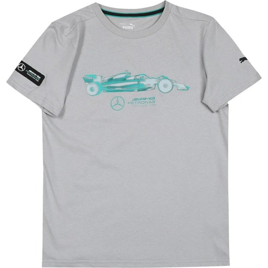 Mercedes AMG Petronas F1 T-Shirt - Kids Grey