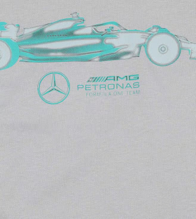 Mercedes AMG Petronas F1 T-Shirt - Kids Grey