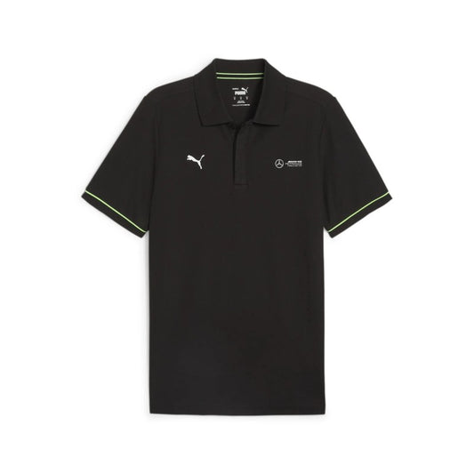 Mercedes AMG Petronas Puma F1 Polo Shirt - Black