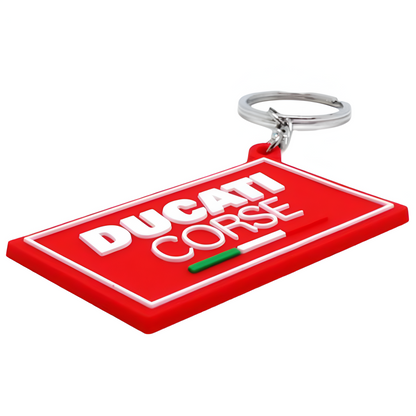 Ducati Corse, keyring, key chain, F1 key chain, Formula 1 accessories, Ducati Corse ring