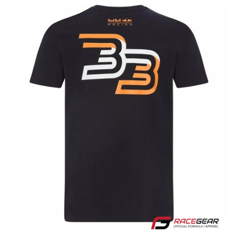 Red Bull Racing F1 Mens Max Verstappen Graphic T-Shirt - Navy