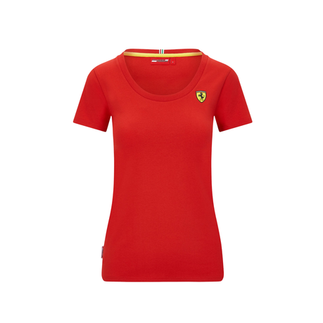 Scuderia Ferrari F1 Women's Small Shield T-Shirt - Red
