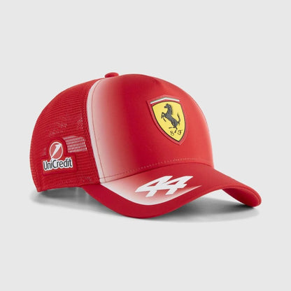 Scuderia Ferrari Puma F1 2026 Lewis Hamilton Trucker Cap - Red