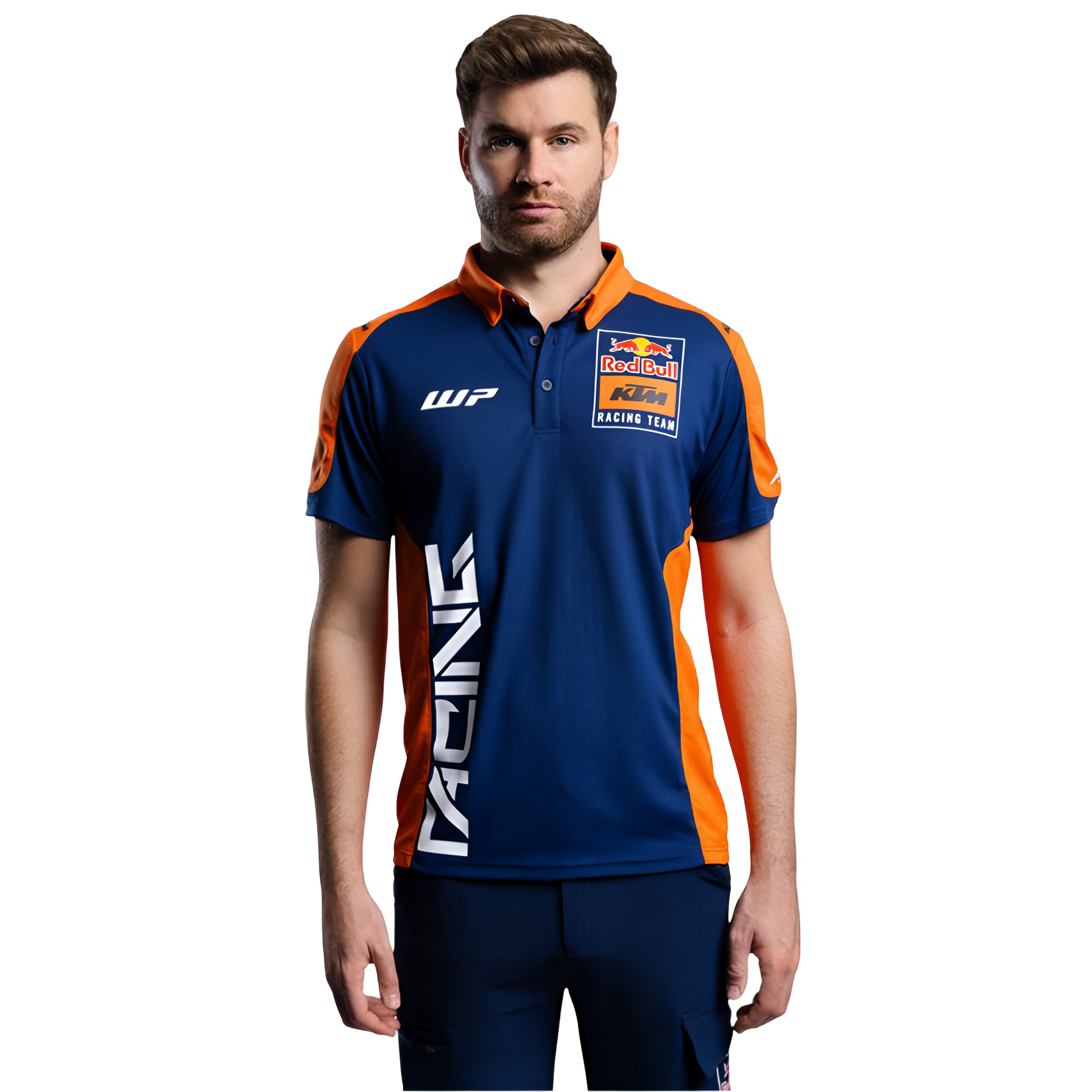 KTM MENS Replica Team T-Shirt, F1 shirt, F1 men clothes, F1 team shirt, Red bull shirt, 2024 F1 collection, F1 merch, KTM tops, racing, blue and orange shirt, new in stock, men brand clothes, F1 top