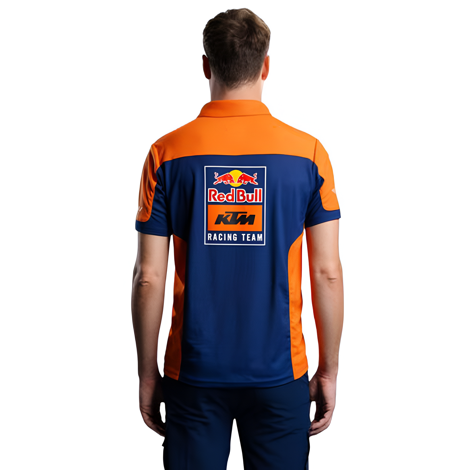 KTM MENS Replica Team T-Shirt, F1 shirt, F1 men clothes, F1 team shirt, Red bull shirt, 2024 F1 collection, F1 merch, KTM tops, racing, blue and orange shirt, new in stock, men brand clothes, F1 top