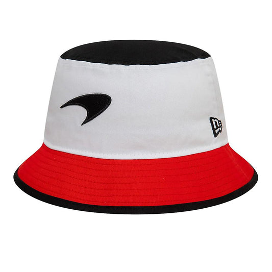 McLaren Racing Monaco Tapered Bucket Hat - White / Red