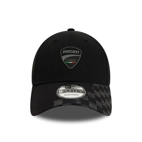 Ducati Check Visor 9Forty Cap - Black