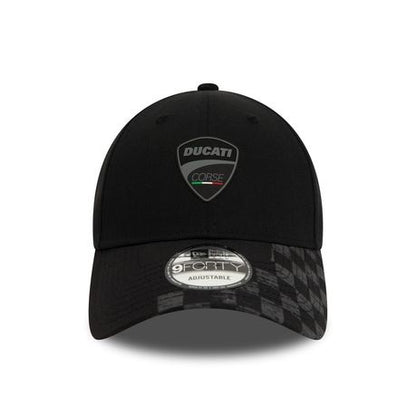 Ducati Check Visor 9Forty Cap - Black