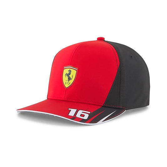 Scuderia Ferrari F1 Chales Leclerc Team Low Curve Brim - Red