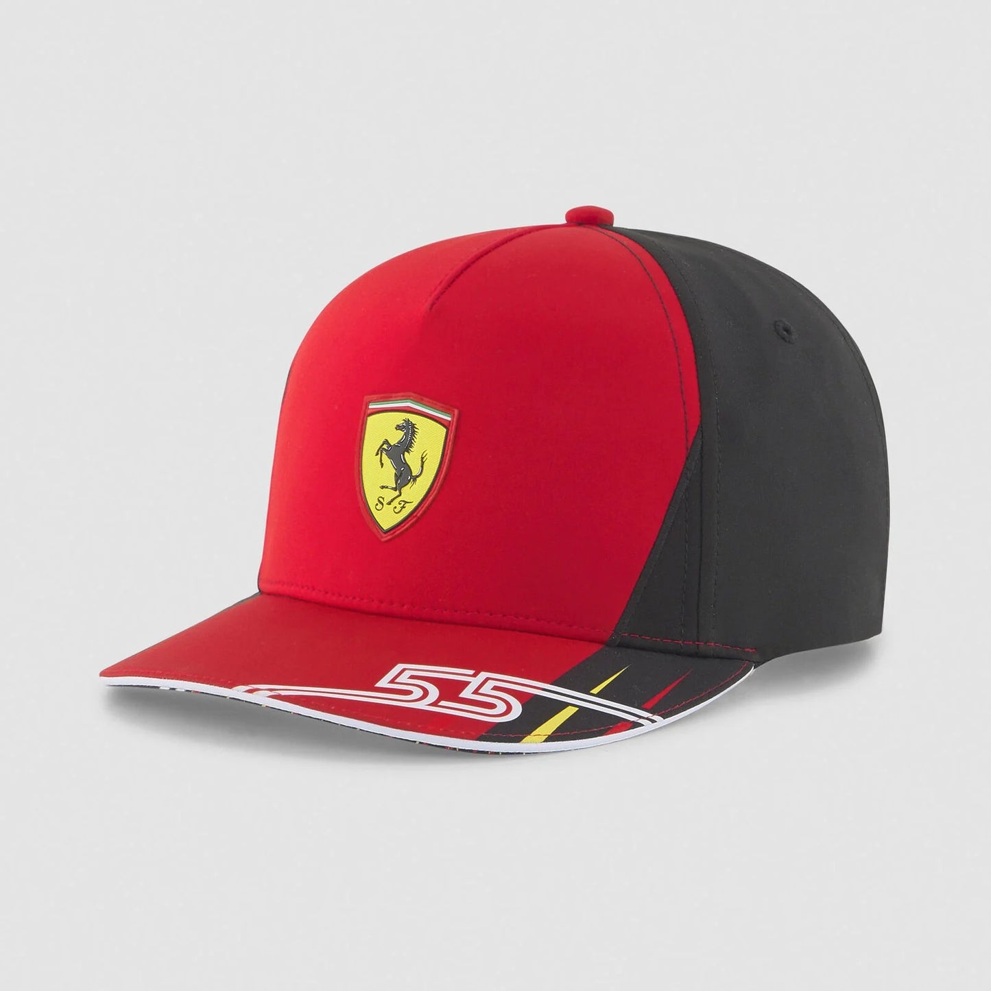 Scuderia Ferrari F1 Carlos Sainz Team Low Curve Brim - Red