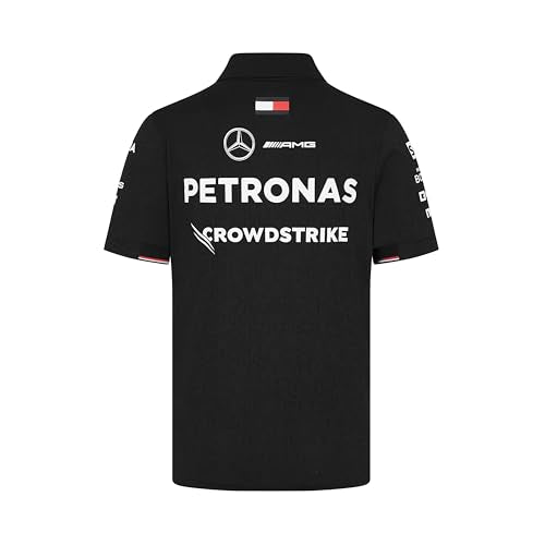 Mercedes-AMG Petronas F1 2024 Team Polo Shirt - Black