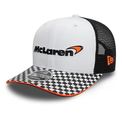 McLaren Racing Checkered Visor Cap - White