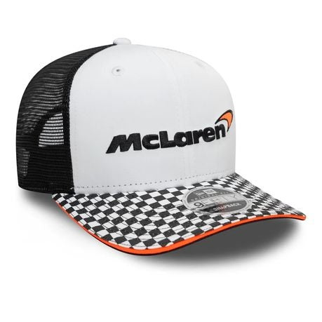 McLaren Racing Checkered Visor Cap - White
