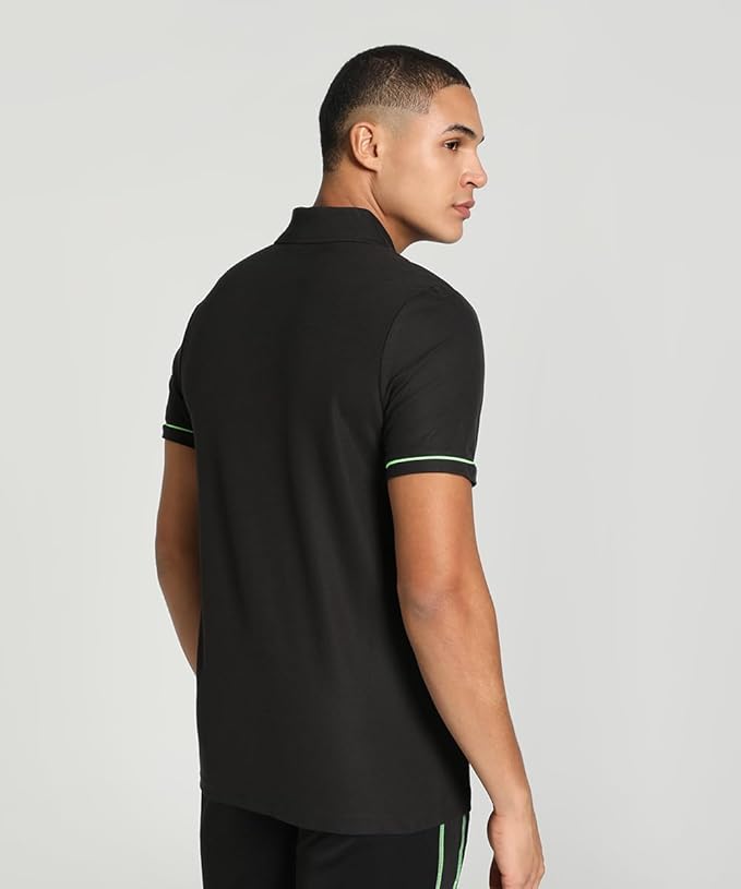 Mercedes AMG Petronas Puma F1 Polo Shirt - Black