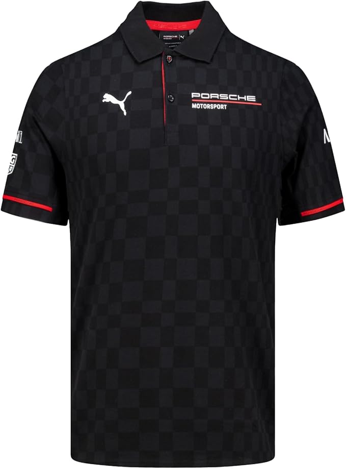 PUMA Porsche Motorsport Men's Team Polo - Black