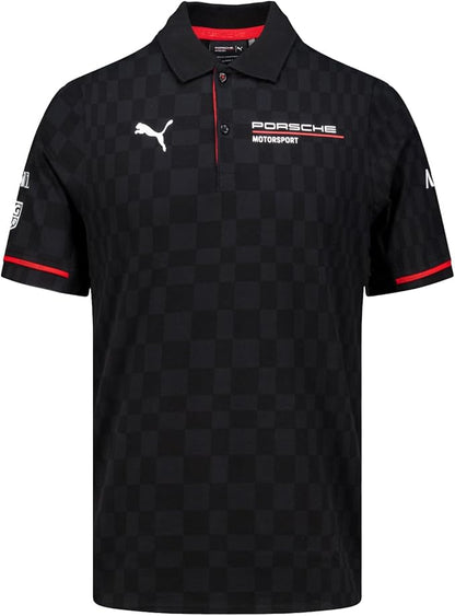 PUMA Porsche Motorsport Men's Team Polo - Black