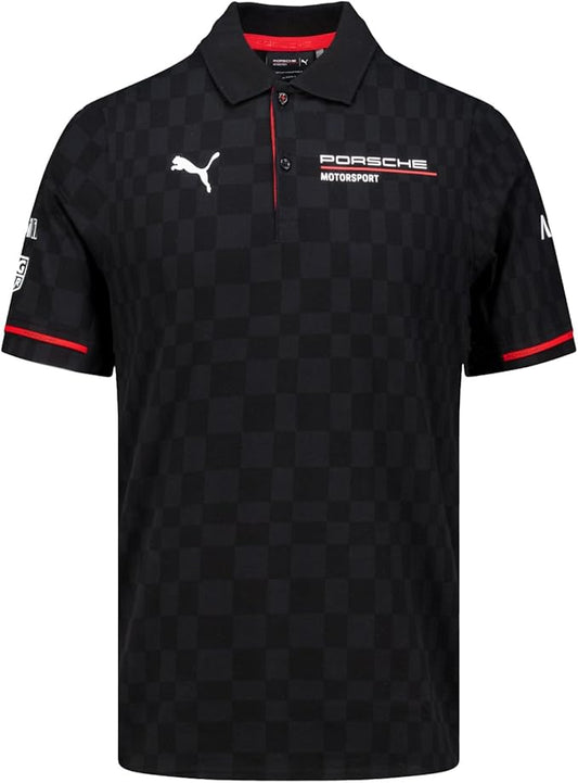 PUMA Porsche Motorsport Men's Team Polo - Black