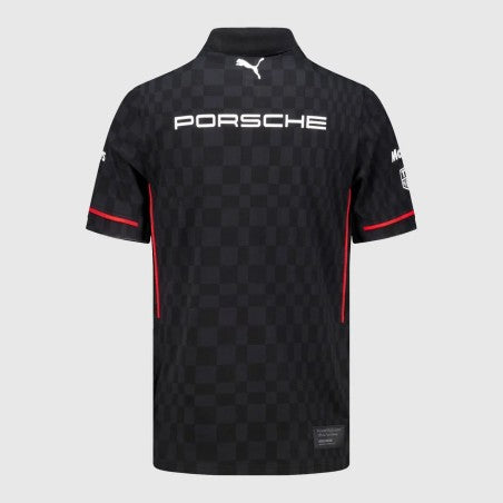 PUMA Porsche Motorsport Men's Team Polo - Black