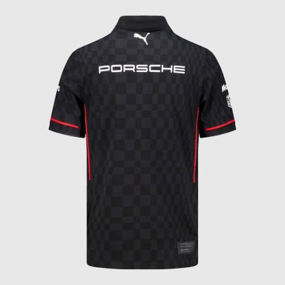 PUMA Porsche Motorsport Men's Team Polo - Black