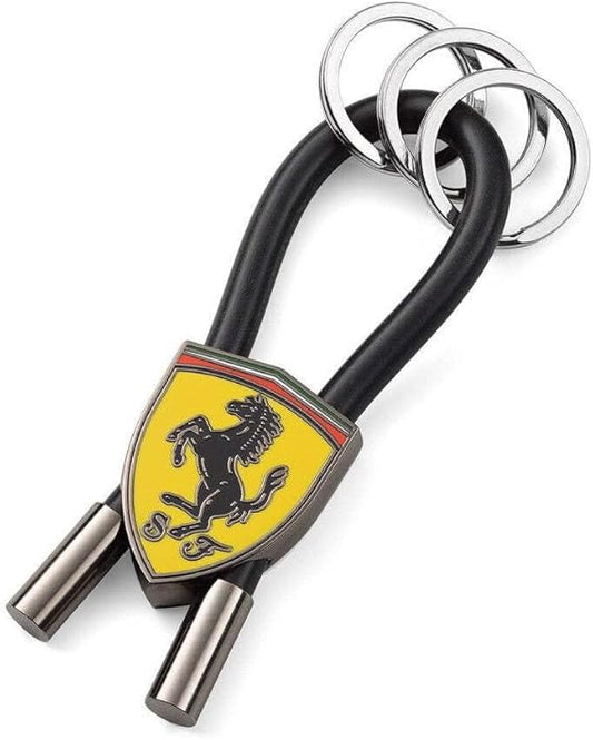 Scuderia Ferrari Fan ware Rubber Strap Keyring - Black