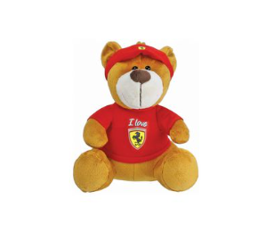 Ferrari Teddy, F1 accessories, F1 merch, brand teddy bear, F1 bear, F1, formula 1 apparel, toys, F1 toys