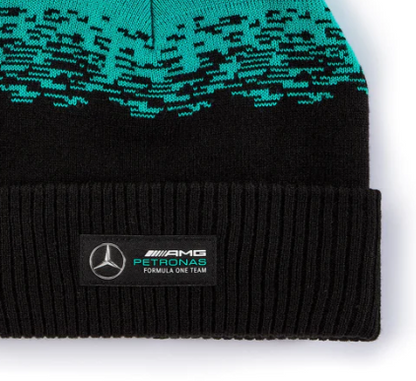 mercedes Fan wear Beanie, Fanwear, petronas merch, online store, headwear, beanie, takealot.com, winter accessories, Mr price hats, f1 apparel, formula 1 headwear, branded clothes, bobble beanie