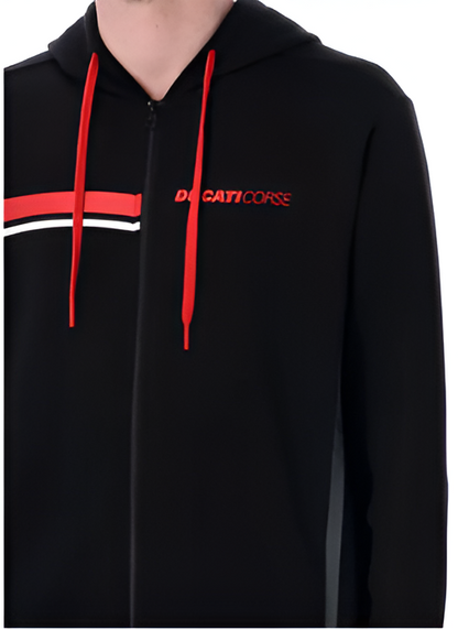 Ducati zip up hoodie top