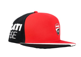 Ducati Corse Flat brim Cap, ducati team hat, Ducati collection, motogp cap, motogp racing, motogp fans, brand cap, ducati, team cap, italian flag, fanwear, brand flat brim, takealot, takealot accessories, mr price