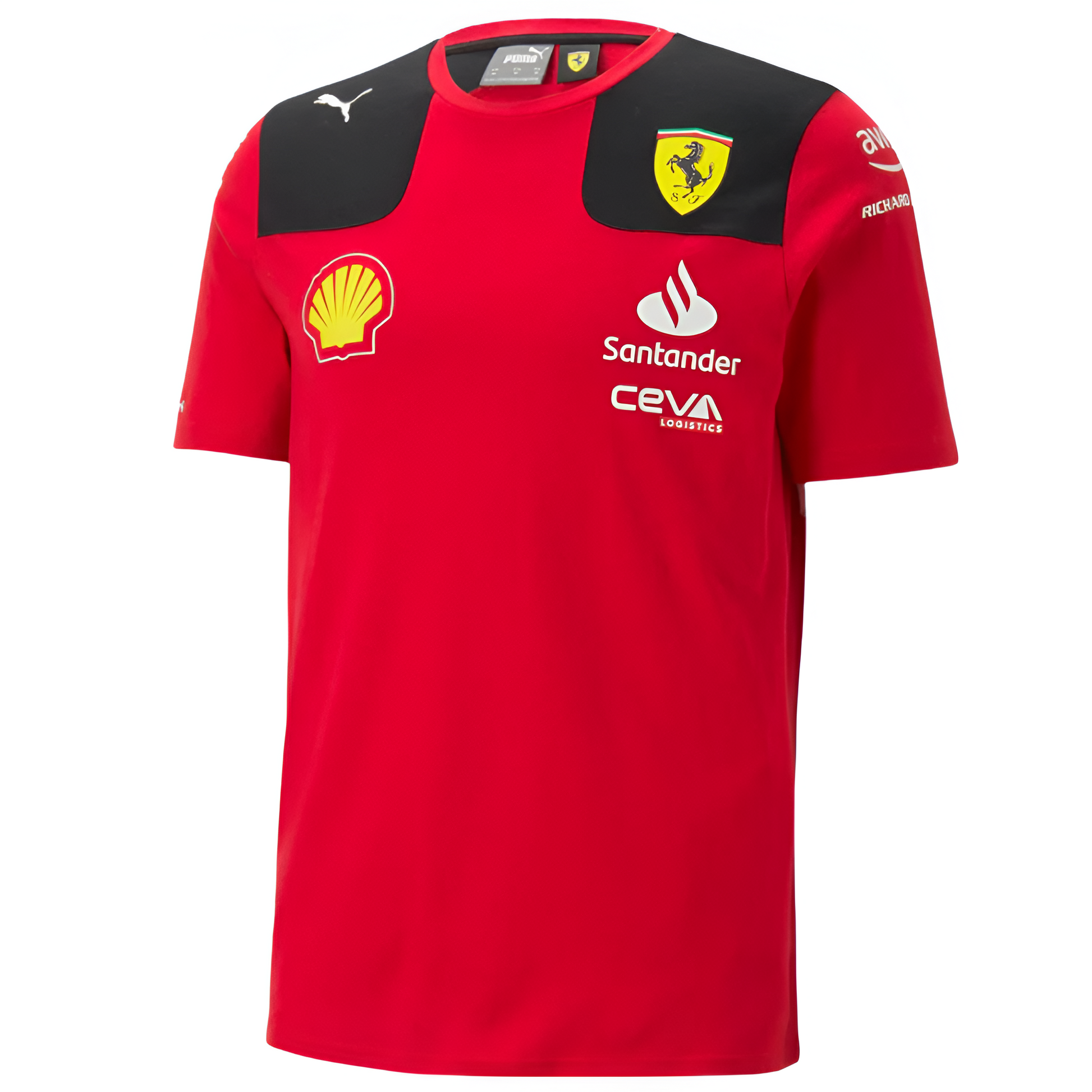 Scuderia Ferrari F1 Men s Team Replica T Shirt Red Racegear