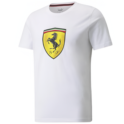 Scuderia Ferrari, Men's Team T-Shirt, F1 apparel, formula 1 merch, racegear, F! shirt takealot, takealot.com, brand clothing, shirts, online store, fanwear, fanware, ferrari 2023 clothes, 2023 f1 merch, mens shirt formula 1, f1 white shirt, 2023 f1 men shirt white