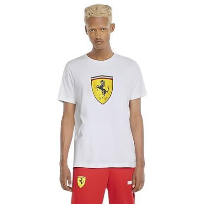 Scuderia Ferrari, Men's Team T-Shirt, F1 apparel, formula 1 merch, racegear, F! shirt takealot, takealot.com, brand clothing, shirts, online store, fanwear, fanware, ferrari 2023 clothes, 2023 f1 merch, mens shirt formula 1, f1 white shirt, 2023 f1 men shirt white