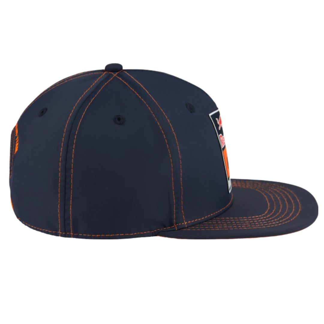 New Era Official Flat Brim Cap, KTM Red Bull Racing, Mens, KTM cap, formula 1 apparel, F1, takealot.com, online clothing store, south afica, brand hats, limited in stick, sale, best seller, Red bull, racegear, apparel, F1 accessories, 2023 f1 collection, f1 2023 cap