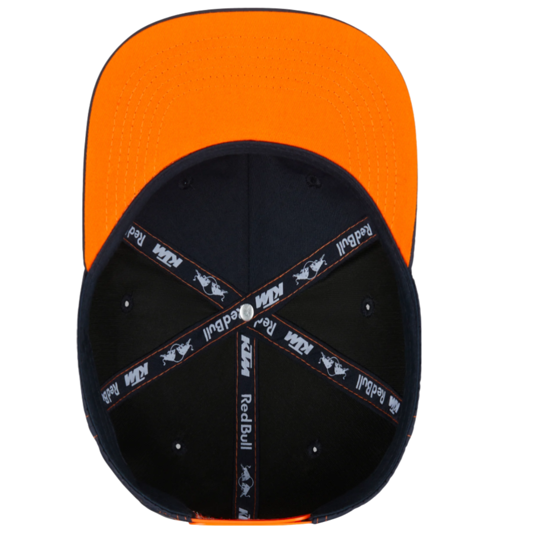 New Era Official Flat Brim Cap, KTM Red Bull Racing, Mens, KTM cap, formula 1 apparel, F1, takealot.com, online clothing store, south afica, brand hats, limited in stick, sale, best seller, Red bull, racegear, apparel, F1 accessories, 2023 f1 collection, f1 2023 cap