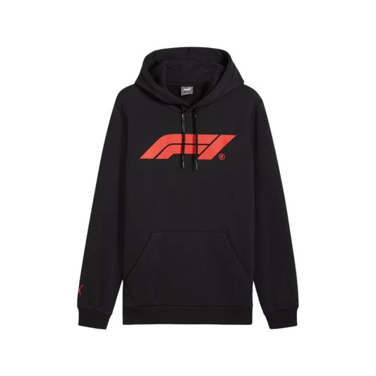 PUMA Formula 1 Essentials Logo Men's Hoodie - Black