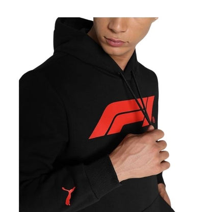 PUMA Formula 1 Essentials Logo Men's Hoodie - Black