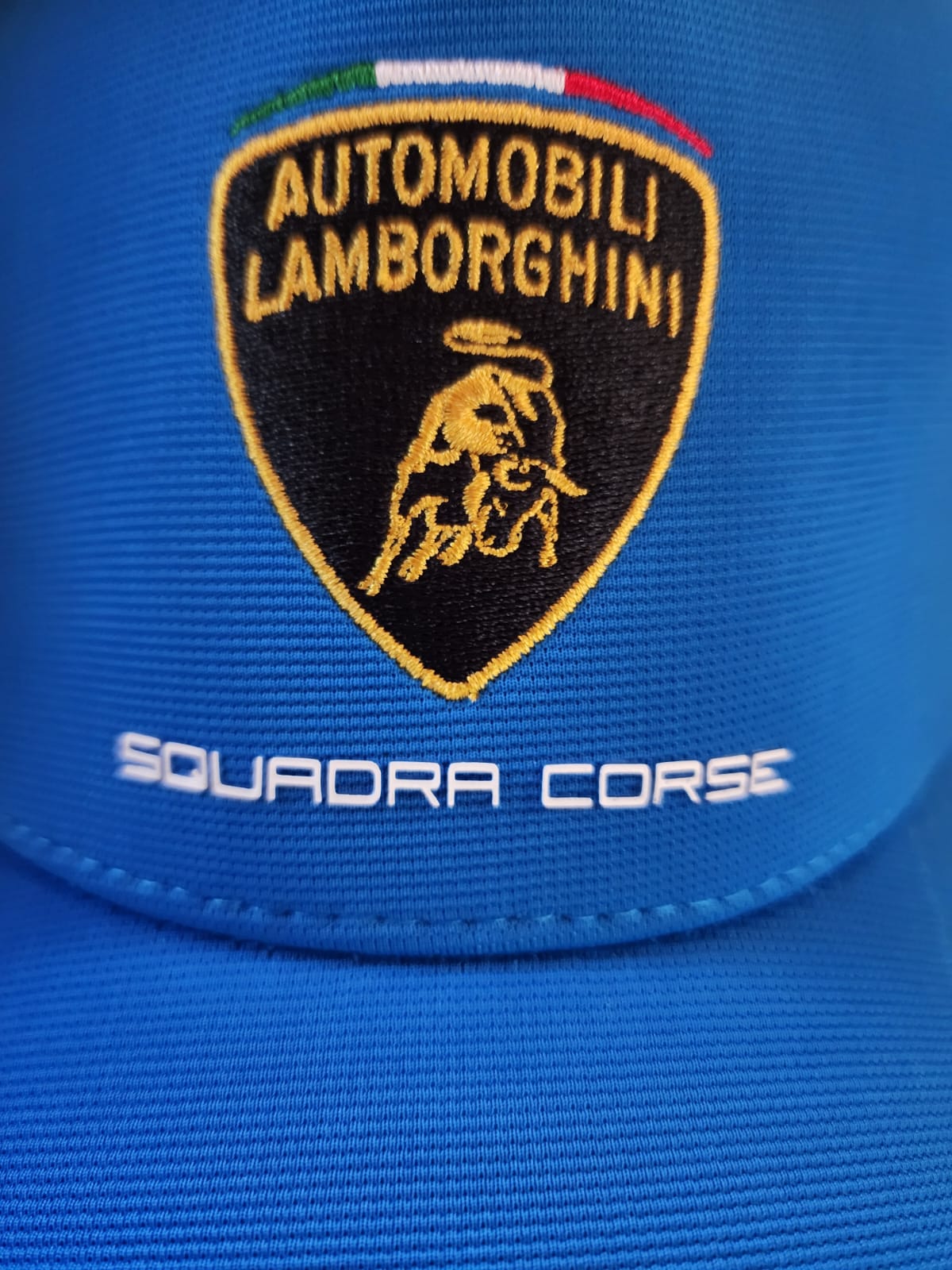 Lamborghini Travel Cap Turquoise Blue