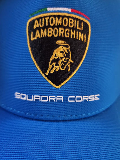 Lamborghini Travel Cap Turquoise Blue