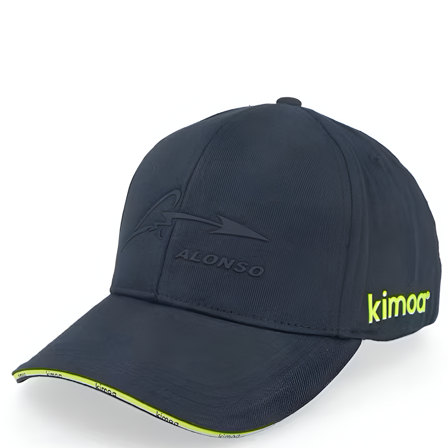 Alonso, Kimoa, Team Aston Martin, Curved Cap, Formula 1, F1, merch Aston Martin, branded caps, racing, car racing accessories, brand accessories, F1 caps, Fernando Alonso, Lance Stroll, Formula 1 racing