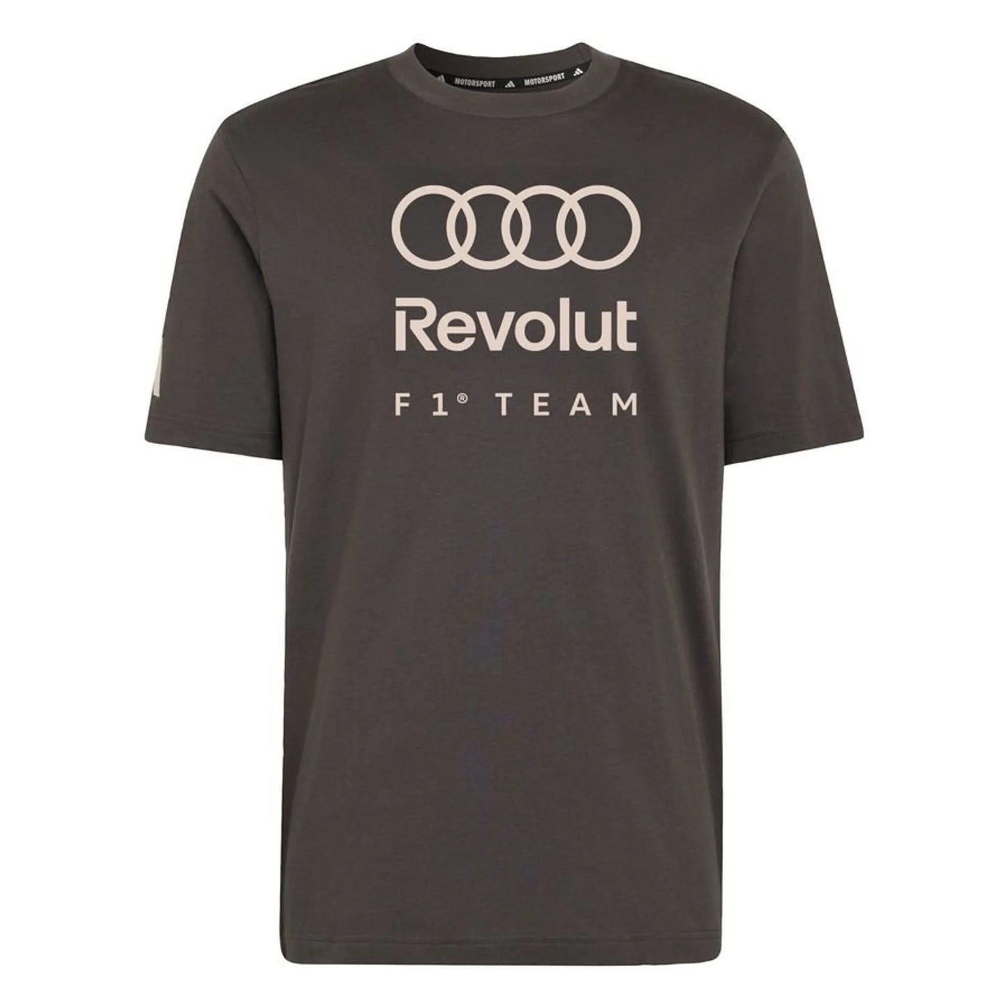 AUDI Revolut F1 Adidas Mens Team DNA Graphic T-Shirt - Anthracite Grey