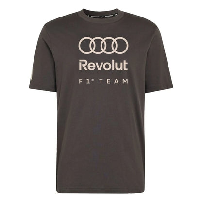 AUDI Revolut F1 Adidas Mens Team DNA Graphic T-Shirt - Anthracite Grey