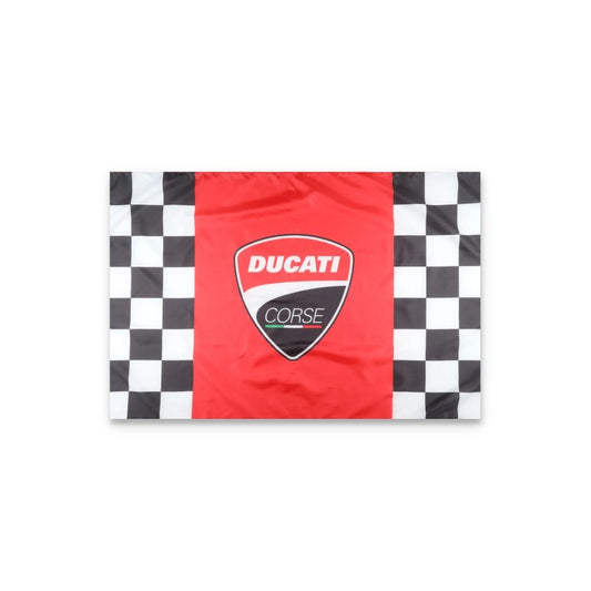 Ducati Corse Checkered Pattern - 2026 Flag