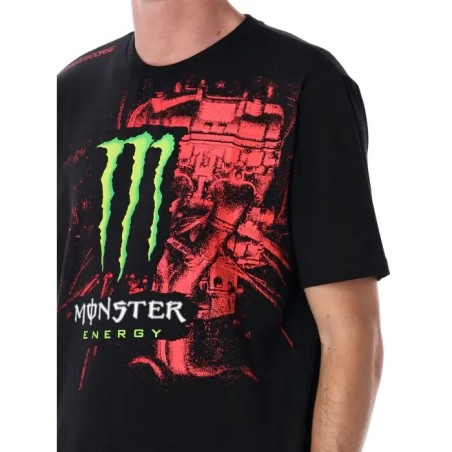 Ducati Red Heart Monster Mens TShirt - Black